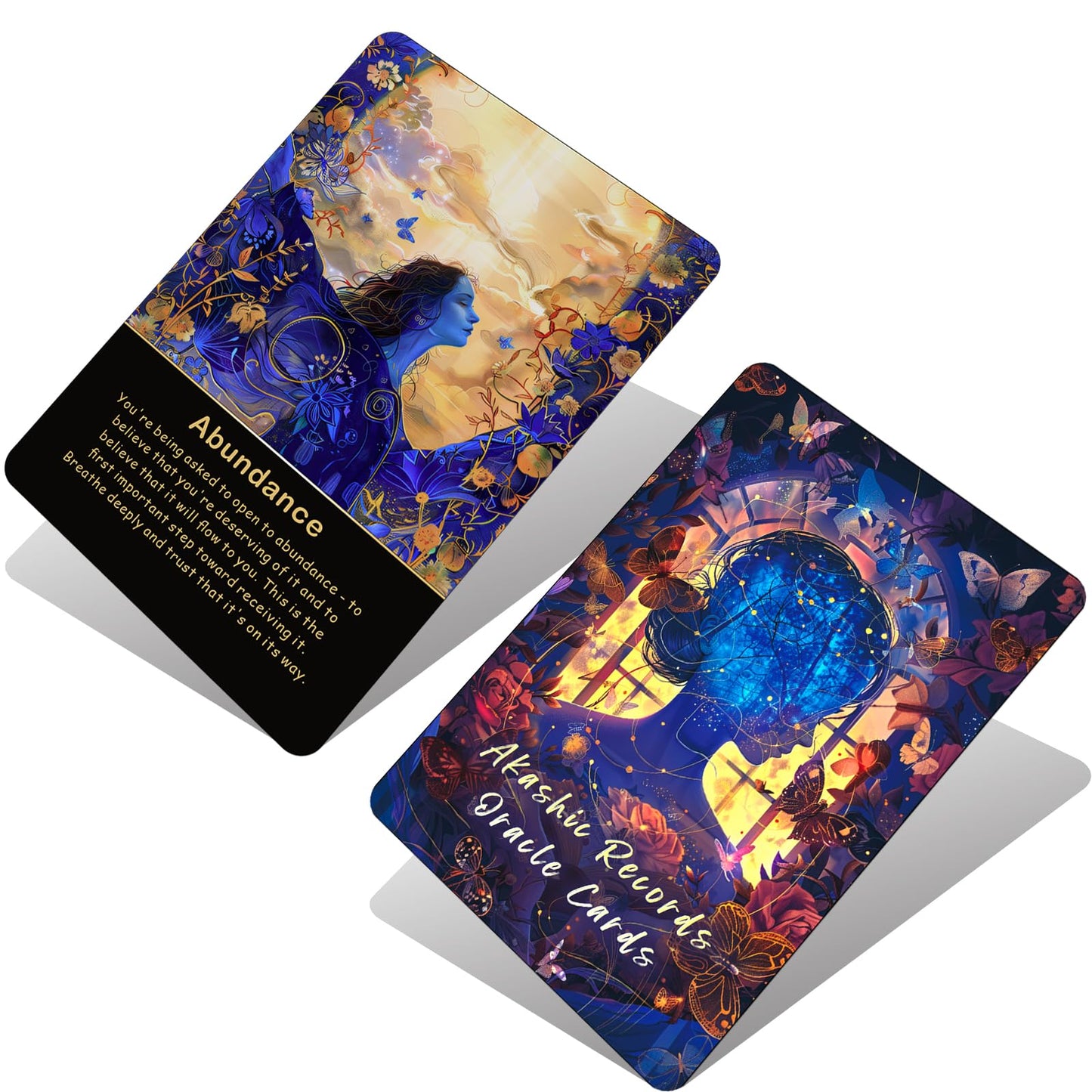 Akashic Oracle Cards, Oracle Cards and tarot cards for Beginners, Energy Healing Oracle Cards, 75 Oracle Cards to Reveal Soul's Truth, Clear Karmic Influences.